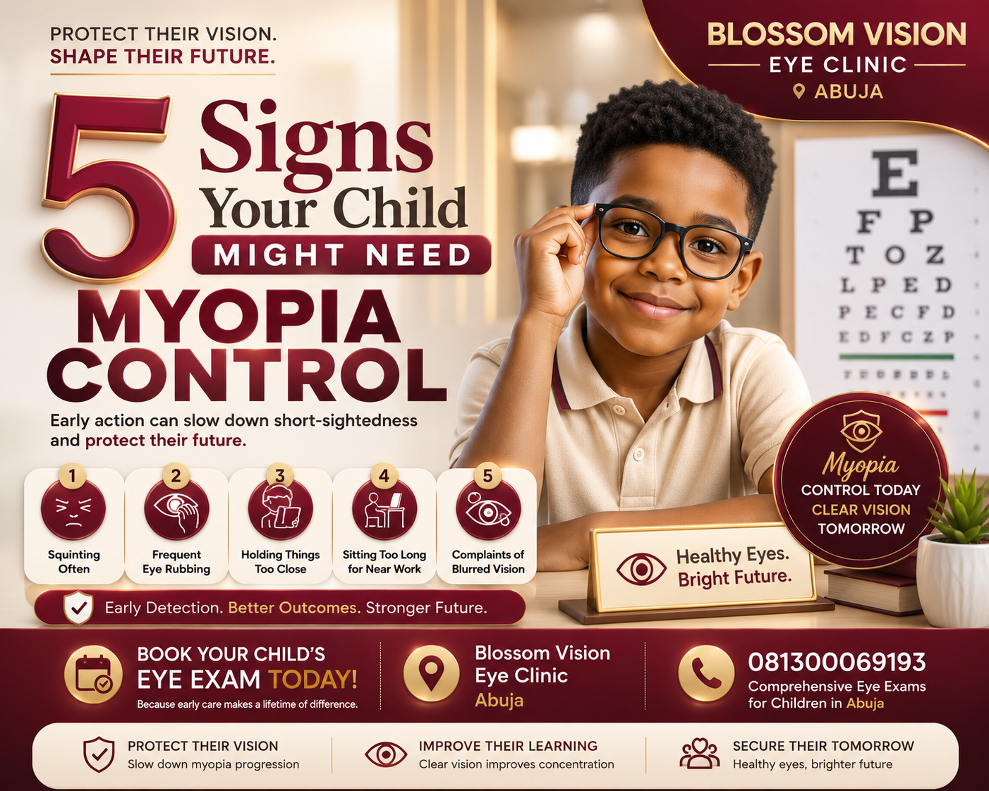 Myopia Control Abuja: How to Slow Down Your Child's Short-Sightedness