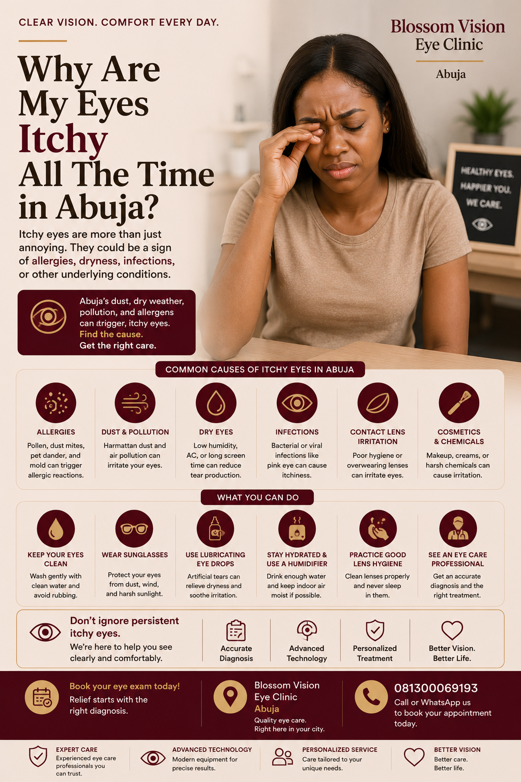 Why Are My Eyes Itchy All The Time in Abuja?